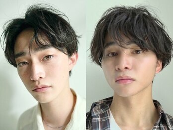 クレア(CREA)の写真/【当日予約◎】トレンドヘアやビジネスマンの方にメンズパーマが大好評★眉カット◎