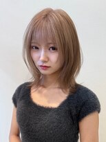 アスター 天神大名店(Aster) 小顔に見えるトレンドヘア/黒髪/オリーブグレー/ココアベージュ