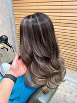 フィーネ 柏(Fi-Ne) 大人上品なエアタッチハイライト/ミルクティーグレージュ/柏