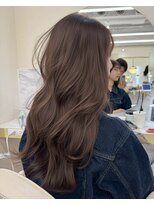 シェノン サントル(CHAINON CENTRE)&nbsp;梅田/黒髪/クラゲヘアー/オリーブグレー/小顔/ココアベージュ