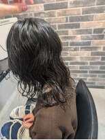 パウダーヘアー(powder hair)&nbsp;ミディアムパーマ