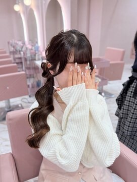 ヘアセット アリエス 池袋駅東口店(Aries) サイドポニーおだんご