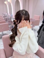 ヘアセット アリエス 池袋駅東口店(Aries) サイドポニーおだんご