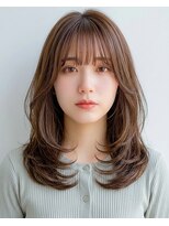 ウィールール 手稲店(WE RULE) 透明感ダブルカラーグレージュカラーくびれレイヤー夏カラー
