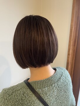 ククル ヘアー(cucule Hair) 【cucule hair】コンパクトボブ×ナチュラルブラウン