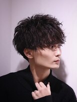 charme 神戸元町/三宮 髪質改善トリートメント&ヘッドスパ【シャルム】&nbsp;men's/メンズ/ツーブロックセンターパート/ダウンパーマ/韓国
