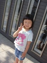 ビギンズ ヘア コウベ(BEGINS HAIR KOBE) 前髪ぱっつんスタイル