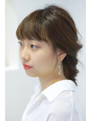 ラフに楽に。　簡単ヘアアレンジ　【oggi】【たまプラーザ】