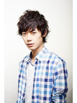 アース 会津若松店(HAIR&MAKE EARTH) エアリーパーマでちょいキメミディアム【EARTH会津若松店】