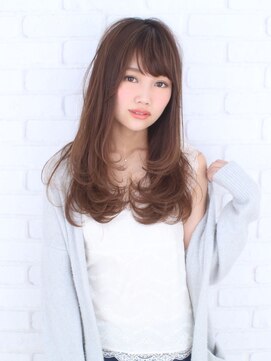ルカヘアー(Luca hair) ロングレイヤー・ゆるめデジタルパーマ