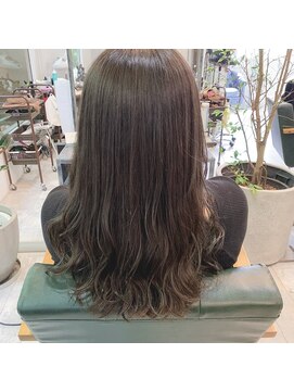 ミューズジャルダン(MUSE jardin) アッシュグレージュ×セミロング