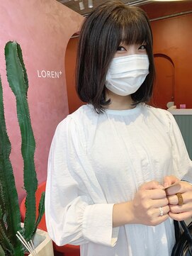 ローレンジウ(LOREN JU) 【髪質改善】シアグレージュカラー