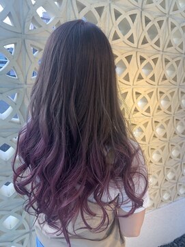 ワクヘアー(WaKu hair) ラベンダーグラデーション