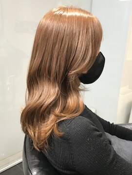 ラブクロムトーキョー オモテサンドウ(LOVECHROME OMOTESANDO) ブリーチなしビタミンカラー/メルティカラーベージュ/くびれヘア