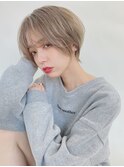 大人可愛いスウィングショート/透明感カラー