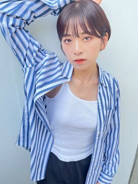 プランツヘアー カジュアルなマッシュショート