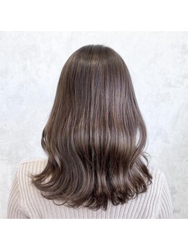 デミヘアー(Demi hair) チョコレートブラウン×ゆるふわウェーブ