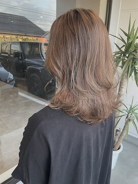 ショコラ アン 横須賀中央 20代30代40代ラベンダーベージュマッシュウルフ立体感美肌