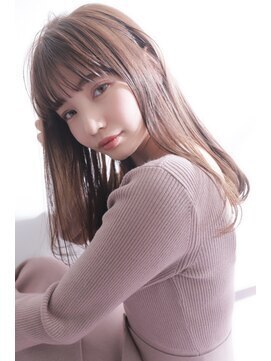 バルバオ サロンドベレーザ 大須(BALBAO salon de belleza) セミロング×ブラウンベージュ