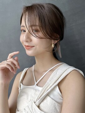 アンガーデン(Une GARDEN) 結んでも可愛い顔周りカット/前髪パーマ/イメチェン/美髪