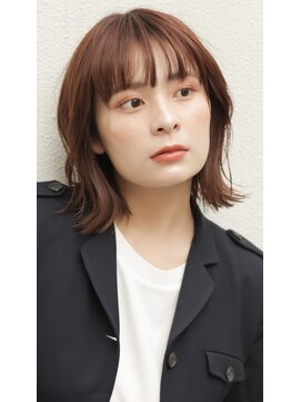 ナイン(nine) 【吉祥寺/nine】ボブ長め　デジタルパーマ　フローディア