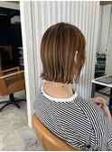 切りっぱなしボブ