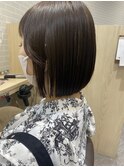 前下がりボブ