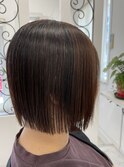 切りっぱなしボブ