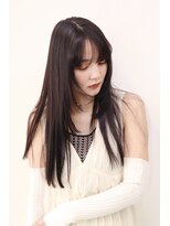 シスタ(SISTA)&nbsp;ステップカット顔周りレイヤー/黒髪ロングツヤ髪【自由が丘】