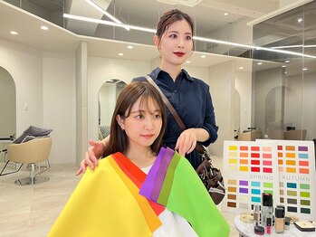 KANOI 銀座中央通り パーソナルカラー 顔タイプ 骨格診断