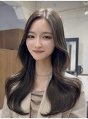 韓国ヘア/レイヤーカット/似合わせ/前髪/小顔カット/谷町四丁目