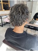 波巻きハイライトサーフカールパーマ