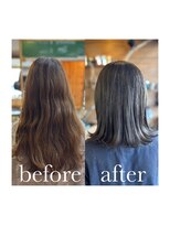 スミカ(sumica)&nbsp;#オリーブグレージュ #外ハネ #縛れるボブ