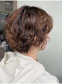 マッシュショートボブパーマ