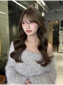 レイヤーカット/ヘアカラー/韓国風/髪質改善/前髪カット/表参道