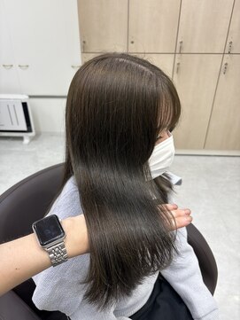 アイズ 横浜(IS) 【JUNKI指名】オリーブグレージュ/横浜/髪質改善