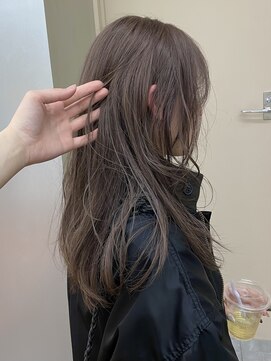 パークレーン アイス イヴェン(park lane ICI yeven) ロングレイヤー10代20代ブラウンカラー