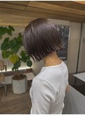 切りっぱなしロブ　レイヤーカット　髪質改善