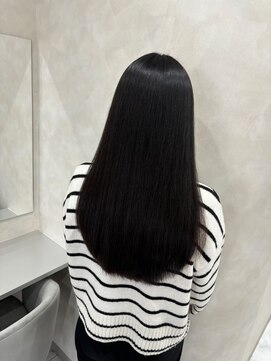 キング(K!ng) 縮毛矯正髪質改善ハイライトレイヤーカット枚方美容室エクステ