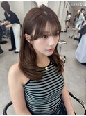 【LICCA 伊崎優李】モカオレンジ/レイヤーカット/前髪