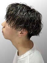 アノ(Ano.)&nbsp;縦落ちツイスパマッシュメンズカットツイストスパイラル