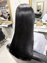 ルノン(LUNON) ハイライトカラーくびれヘアアプリコットオレンジ