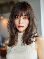 サンタフェ 一宮森本店(Sanata'Fe) レイヤーカット/顔まわりレイヤー/カラーエステ/20代30代40代