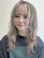 ディーバ 渋谷(D.I.E.V.A)&nbsp;10代20代30代ホワイトベージュピンクエンドカラーウルフレイヤー