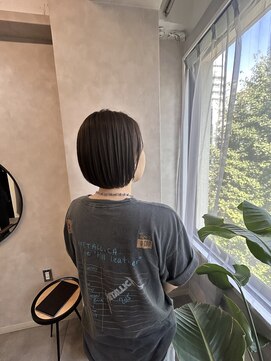 マイルームギンザ 銀座店(my room GINZA) 【バイカルテ】艶髪スタイル×ボブ　ショート　銀座　東銀座