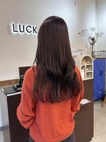 ラック 津田沼(LUCK)&nbsp;ラベンダーグレージュ/ケアブリーチダブルカラーインナーカラー