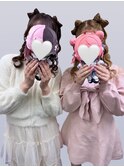 【双子ヘアメ】立体リボンハーフツイン