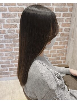 コーエン(cowen) 大人かわいい☆サラ艶ストレート♪透明感カラー/髪質改善