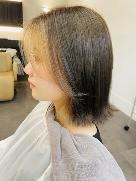 ビューティービースト 益田店(beauty:beast) ガーリーバングカラー