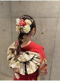 金紐アクセント編みおろし